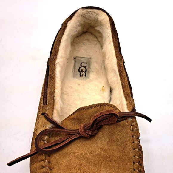 UGG Dakota Chestnut Suede Sheepskin Moccasin Women - Size 7 - Picture 8 of 14